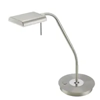 bergamo led table lamp b-steel (couleur argent)