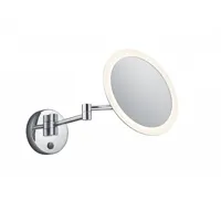 view h2o led make-up mirror circular chrome (couleur argent)