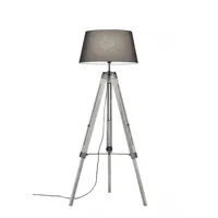 tripod floor lamp e27 gray (gris)