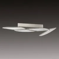 evotec plafonnier led movil avec 4 segments lumineux