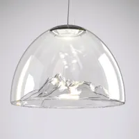 axo light axolight mountain view lampe transparent-chromé