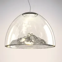 axo light axolight mountain view suspension led gris-chromé
