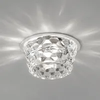 axo light lampe encastrable led en verre fedora transparente