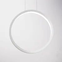 cini & nils cini&nils assolo - suspension led blanche, 43 cm