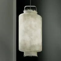 karman suspension led kimono fibre verre blanche, 40 cm