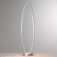 bopp lampadaire led flair en alu, forme elliptique