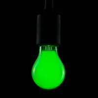 segula lampe led e27 2w vert à int variable