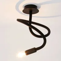 eco-light plafonnier lover à 1 lampe, noir