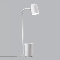 northern buddy - lampe de bureau, blanc