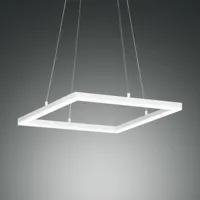 fabas luce suspension led bard 42x42 cm en blanc