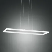 fabas luce suspension led bard 92x32 cm en blanc