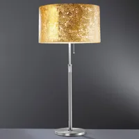 hufnagel loop - lampe à poser avec feuille d'or