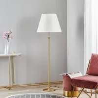 hufnagel lampadaire royce avec lampe de plafond crème
