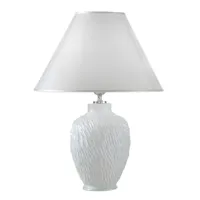 austrolux lampe à poser chiara en céramique, blanc, ø 30 cm