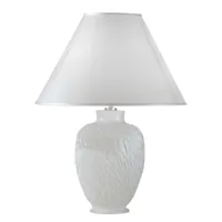 austrolux lampe à poser chiara en céramique, blanc, ø 40 cm