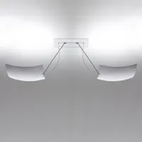 ingo maurer 2x18x18 plafonnier led, 2 lampes
