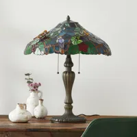 clayre&eef lampe à poser australia style tiffany