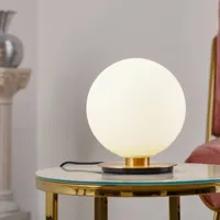 audo copenhagen audo tr bulb lampe table 22 cm laiton/opale mat