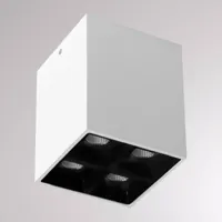 molto luce liro spot pour plafond led blanc/noir 34° 3 000 k