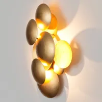 holländer applique led bolladaria à 3 lampes dorée