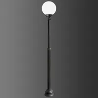 lcd lampadaire d’extérieur 1143, à 1 lampe, noir/blanc