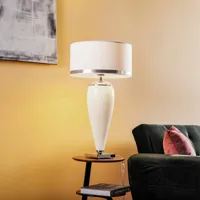 argon lampe à poser lund blanche/opale, hauteur 70 cm
