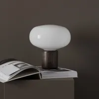 new works karl-johan lampe à poser, chêne/opale