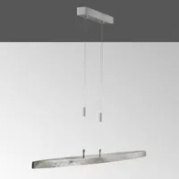 fischer & honsel suspension led colmar, cct, nickel, long 106cm