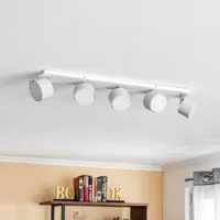 eko-light cloudy spot pour plafond à cinq lampes bleu