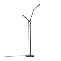 nordlux bend lampadaire led variateur tactile, deux lampes