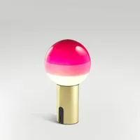 marset dipping light lampe batterie rose/laiton