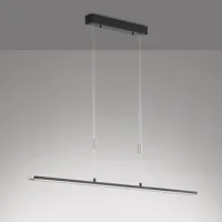 fischer & honsel suspension led metz tw, cct, longueur 120 cm, noir