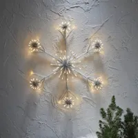 star trading lampe décorative led flower snowflake ø 60 cm