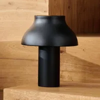 hay pc lampe à poser aluminium, noir, hauteur 50 cm
