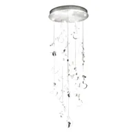 knikerboker curve suspension led 20 lampes blanche