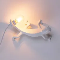 seletti applique déco led chameleon lamp going down usb