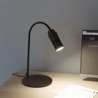 top light neo! table lampe à poser led dim noire/noire
