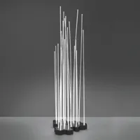 artemide reeds ip67 triple lampadaire led, 3 pcs