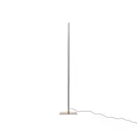 carpyen lampadaire led lineal, hauteur 180 cm, nickel mat