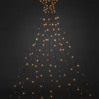 konstsmide christmas rideau lumineux led triangle avec étoile