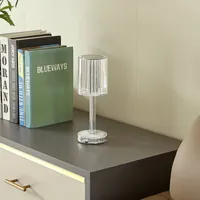 lindby lampe de table led rechargeable louane, 25,7 cm, usb, rgbw