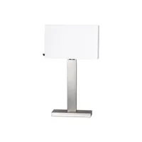 by rydéns prime lampe de table hauteur 69cm nickel/blanc