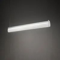 suspension led slamp modula, cristal, gris clair
