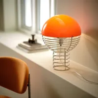 verpan lampe à poser wire small, orange