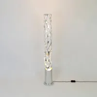 holländer lampe sur pied talismano, couleur argent, hauteur 176 cm, fer
