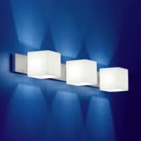 casablanca applique 3 lampes cube antiéblouissante