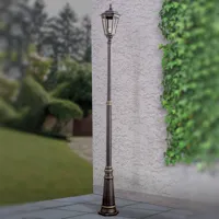 orion lampadaire fabio brun à 1 lampe 211 cm