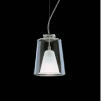 oluce suspension lanternina à diffuseur en verre murano