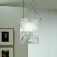 sil-lux suspension murano, à une lampe, largeur 16 cm