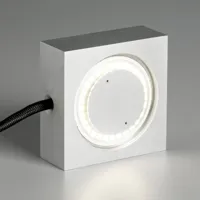 tecnolumen lampe multi-usages square avec led et câble noir